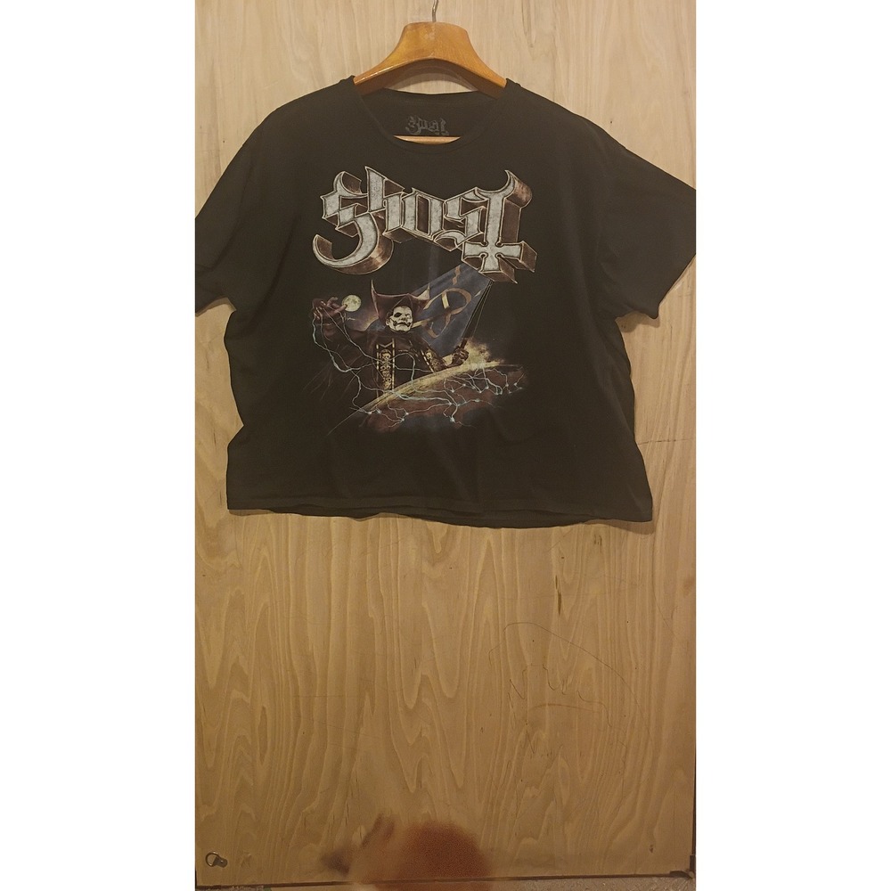 Official Ghost Band Imperatour Shirt Papa Emeritus IV Heavy Metal Graphic Tee XL